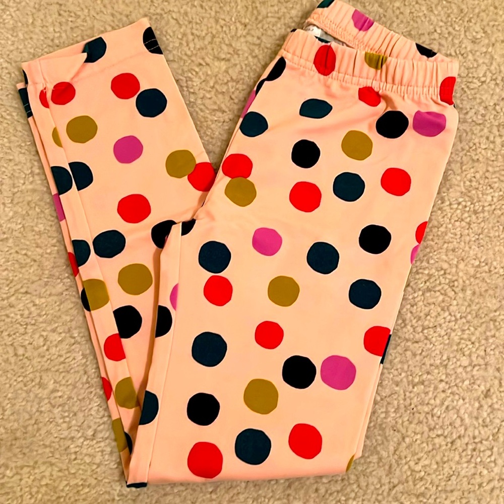 HANNA ANDERSSON - NWOT Girls Polka Dot Leggings (Size US 6-7 / 120 cm)